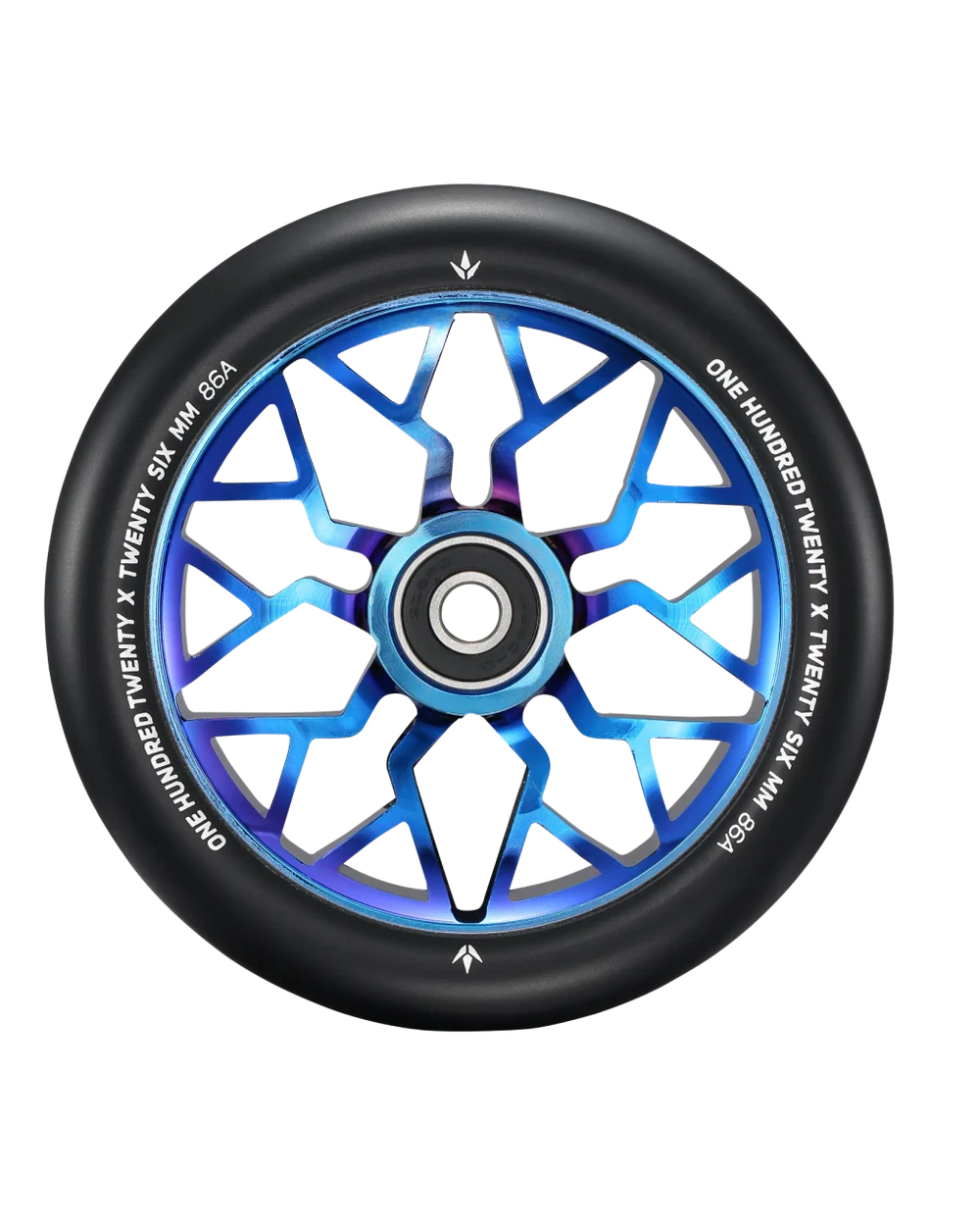 BLUNT Roue Sector 120mm Burnt Pipe trottinette freestyle — vue 1