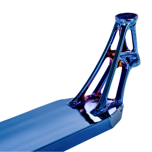 Deck Ethic DTC Pandémonium V2 Bleu Chrome – Trottinette freestyle — vue 3