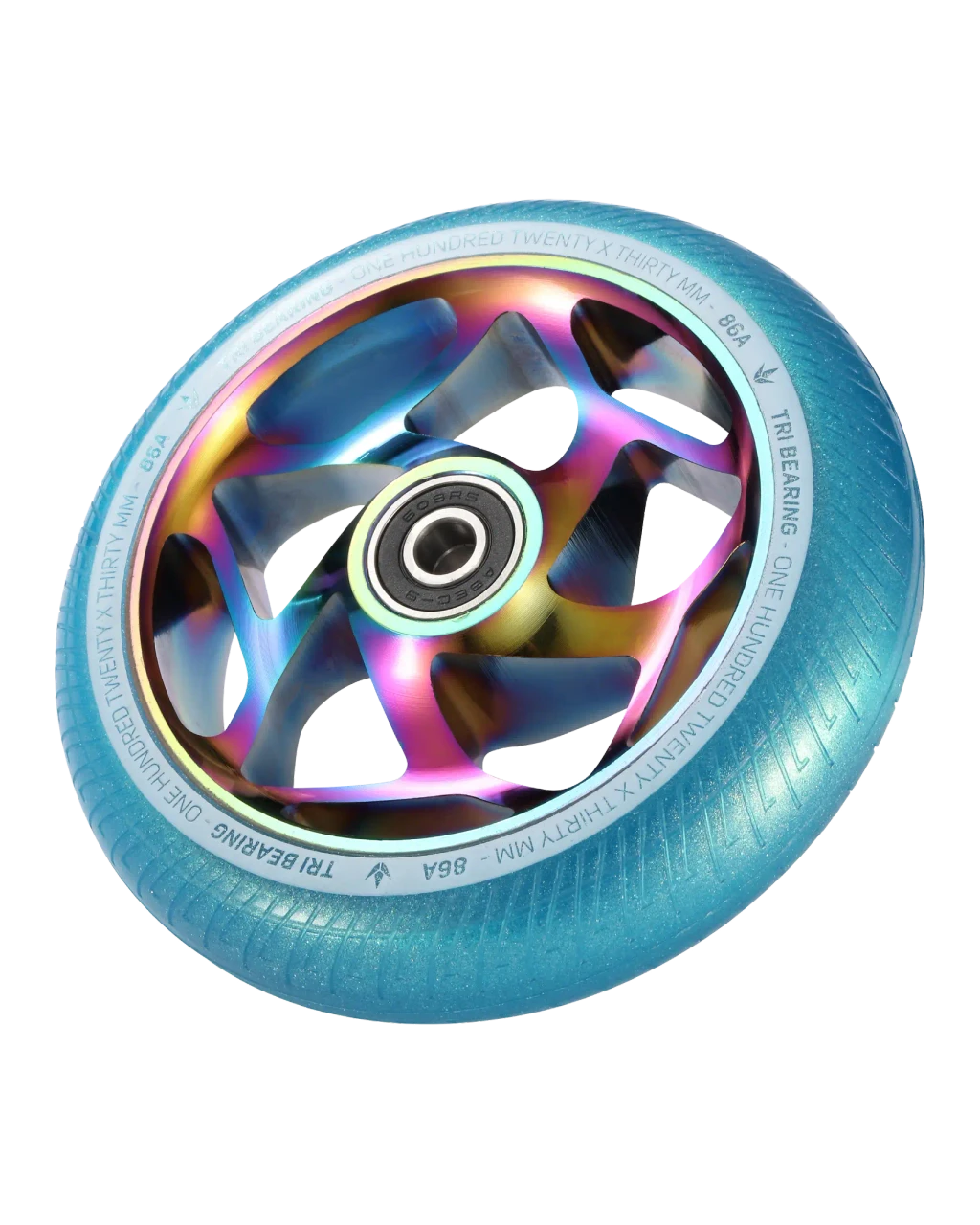 BLUNT Roue Tri Bearing 120mm Oil Slick - La Cabane de la Glisse