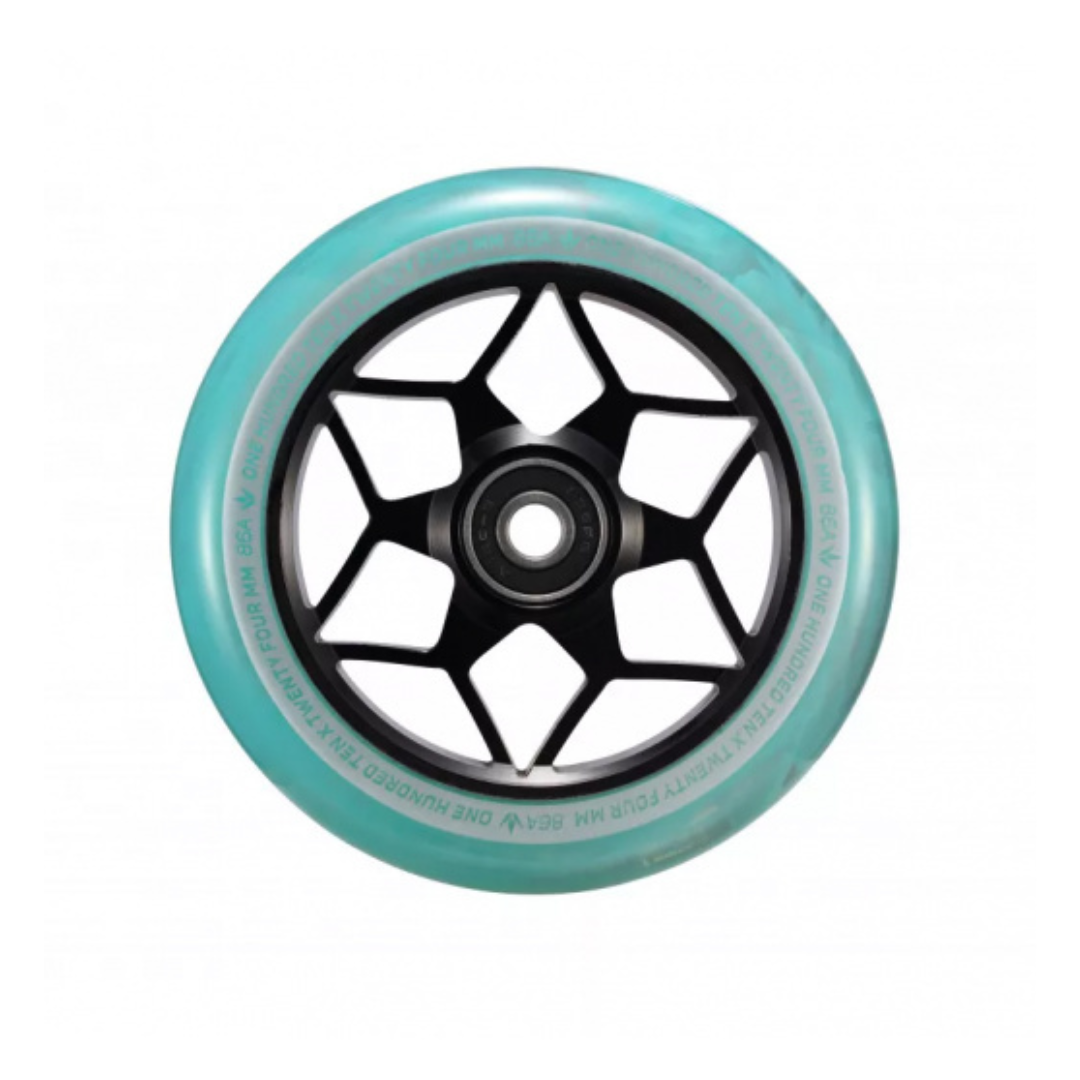 Blunt Roue Diamond Smoke Teal Bleu 110mm trottinette freestyle