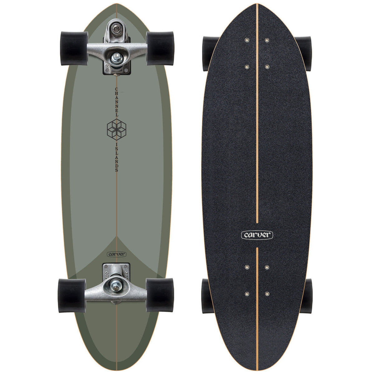 Carver Surfskate Channel Islands Mid Sage 32.5 pouces