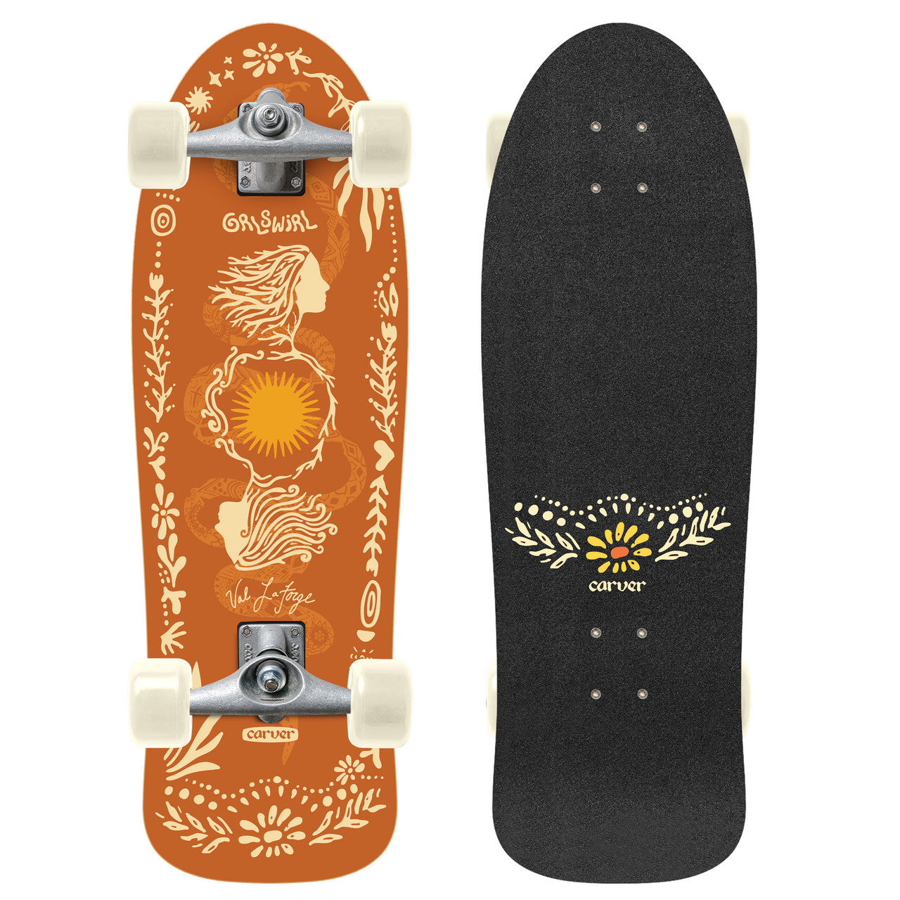 Carver Surfskate GRLSWIRL Sunflower 31 pouces