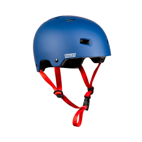 Casque Santa Cruz x Bullet skate Bleu — vue 1