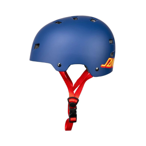 Casque Santa Cruz x Bullet skate Bleu