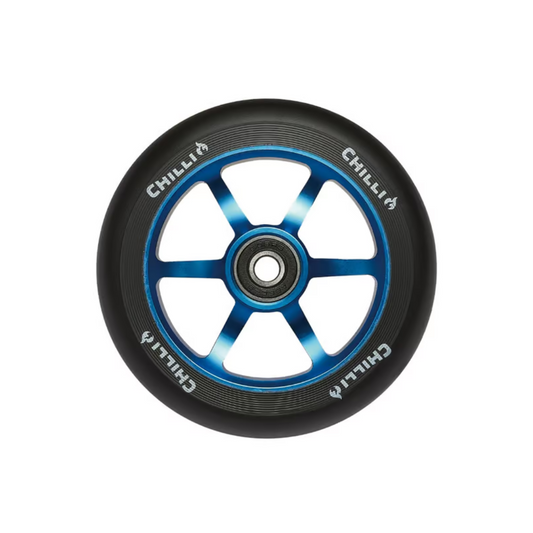 Chilli roue Bleu 110mm trottinette freestyle x2