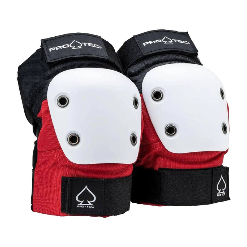 Coudières Protec Street Pads Rouge, Blanc et Noir — vue 1