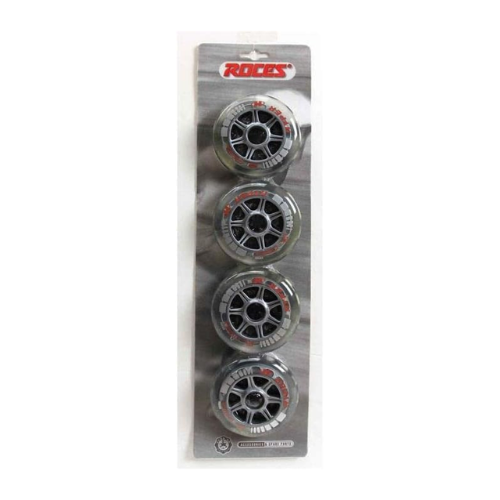 Roces Rollerblades recreational KIT 4 HYPER X-350 WHEELS 100MM 84A Transparent