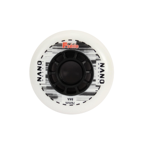 Nano roue rollers balade F Séries 76mm 84A Blanc