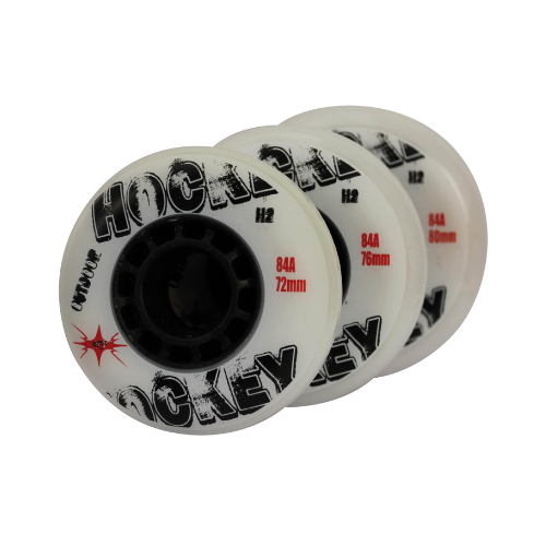 213 Street Hockey roue Outdoor de 80mm 84A Blanc