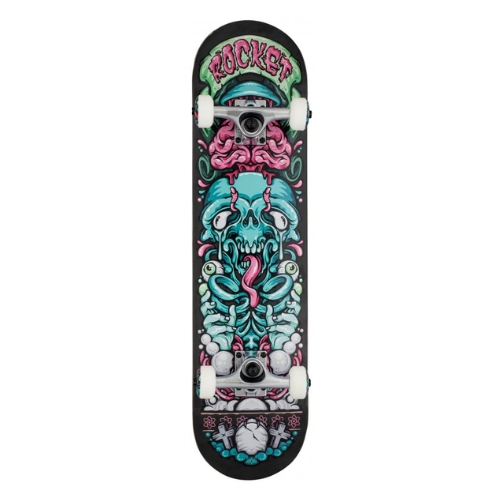 Rocket Skateboard Complet Bones Pile-up noir 7'75 — vue 1