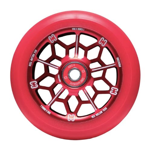 CORE Roue Hex V2 Rouge 110mm Trottinette Freestyle VENDU À L'UNITÉ — vue 1