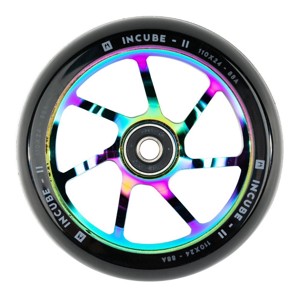 Roue Ethic DTC Incube V2 Néochrome 100 / 110 / 115 mm – Trottinette freestyle VENDU À L'UNITÉ — vue 1