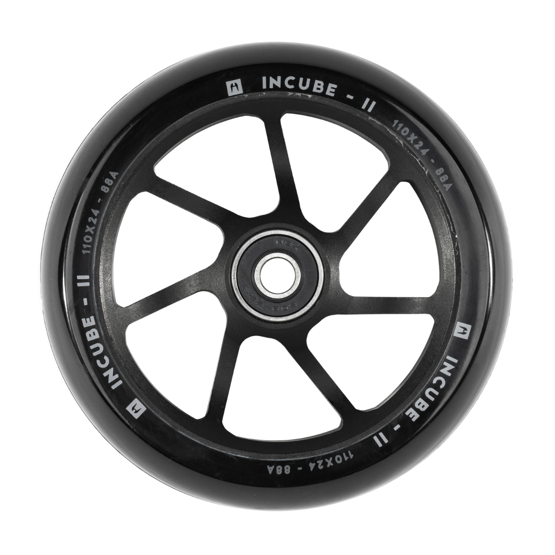 Ethic dtc roue incube noire v2 110mm 8std trottinette freestyle