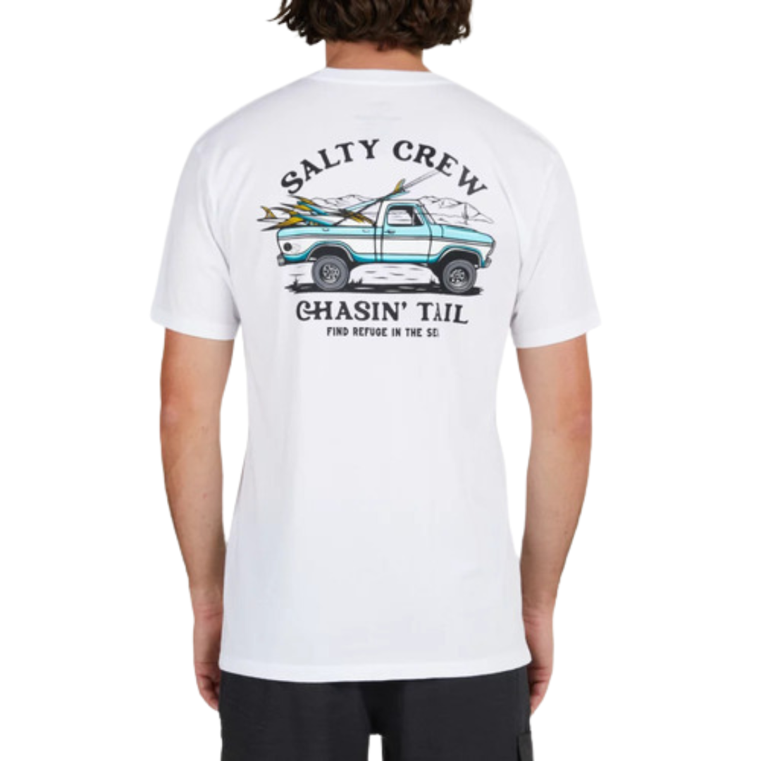 T-shirt Salty Crew Off Road Blanc