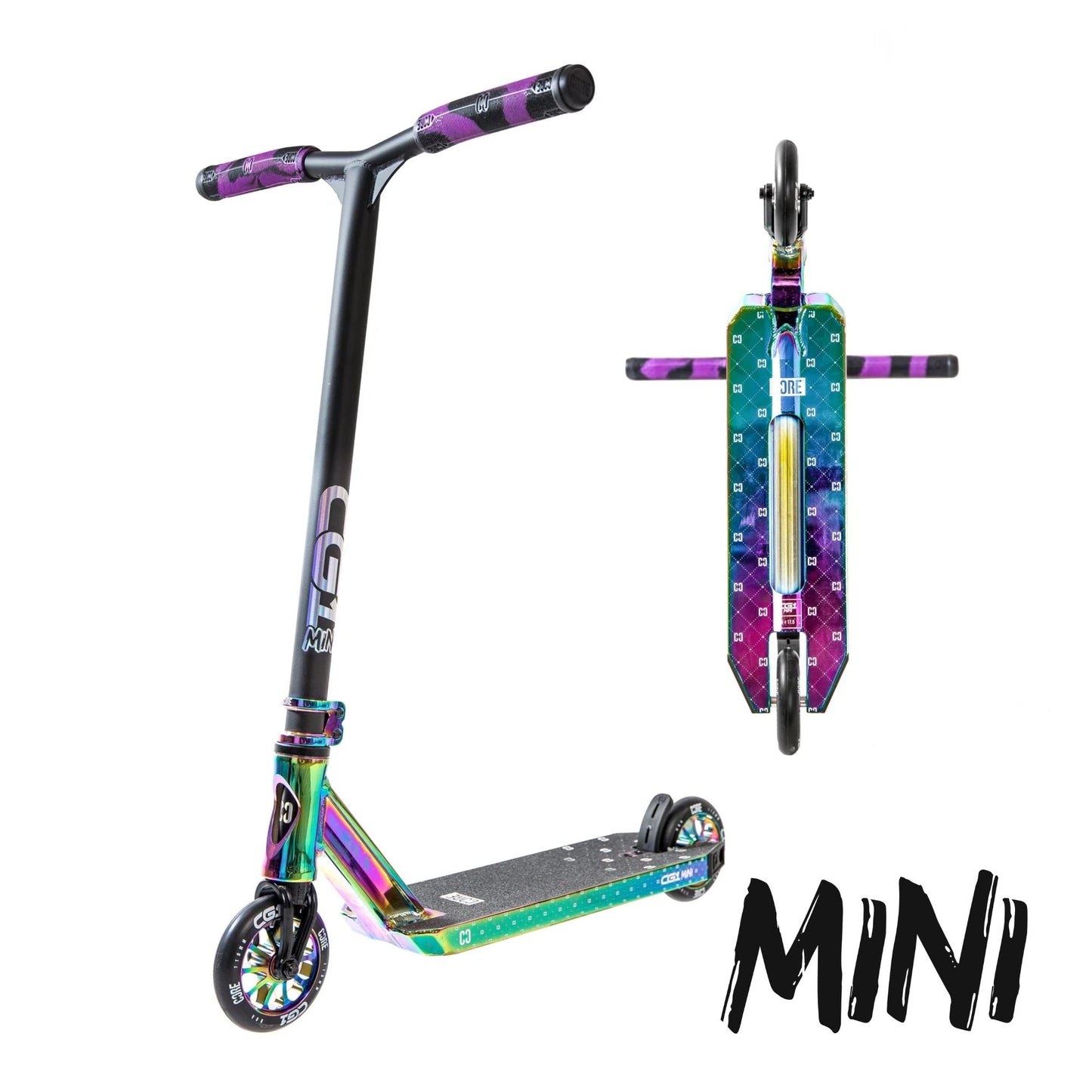 CORE CG1 Mini trottinette freestyle complète noire et neochrome