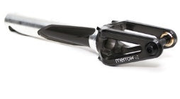 Fourche Ethic DTC Merrow V2 ICS Noir transparent et Chrome – Trottinette freestyle