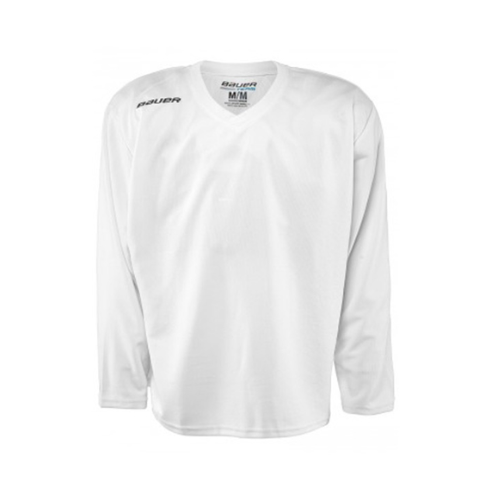 Maillot BAUER manche longue entrainement Flex Jersey Blanc