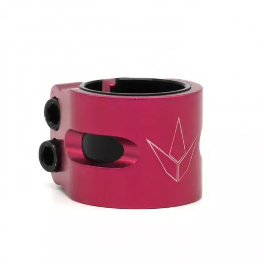 Blunt Collier de serrage 2-vis Twin Slit rose trottinette freestyle — vue 1
