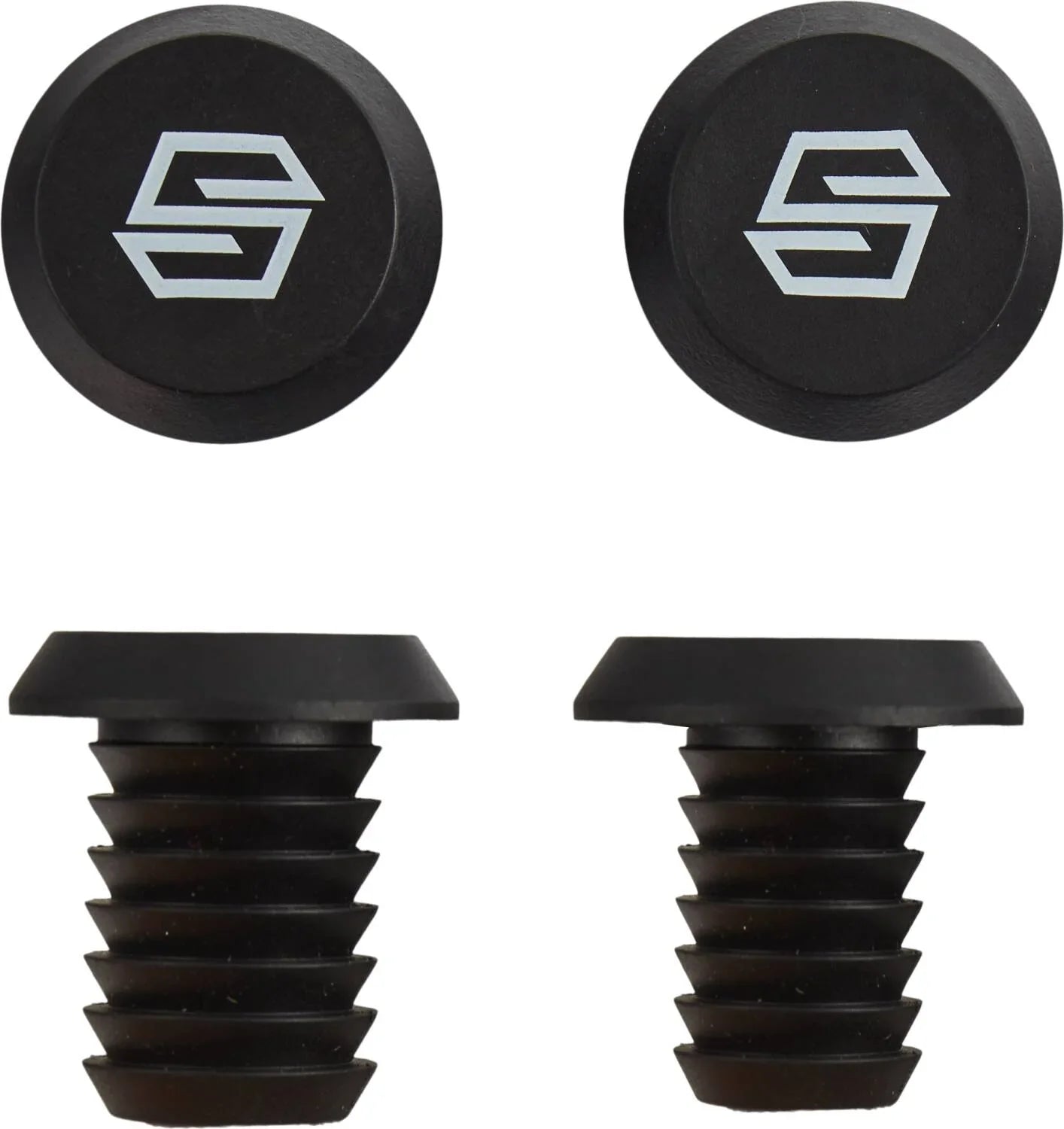 Striker Thick Logo Freestyle Scooter Grips Black and Blue