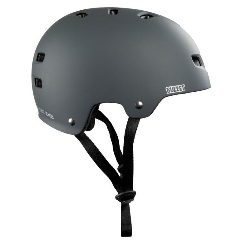 Bullet x Santa Cruz Helmet Oval Dot 54-57cm Matte Charcoal S/M ADULT