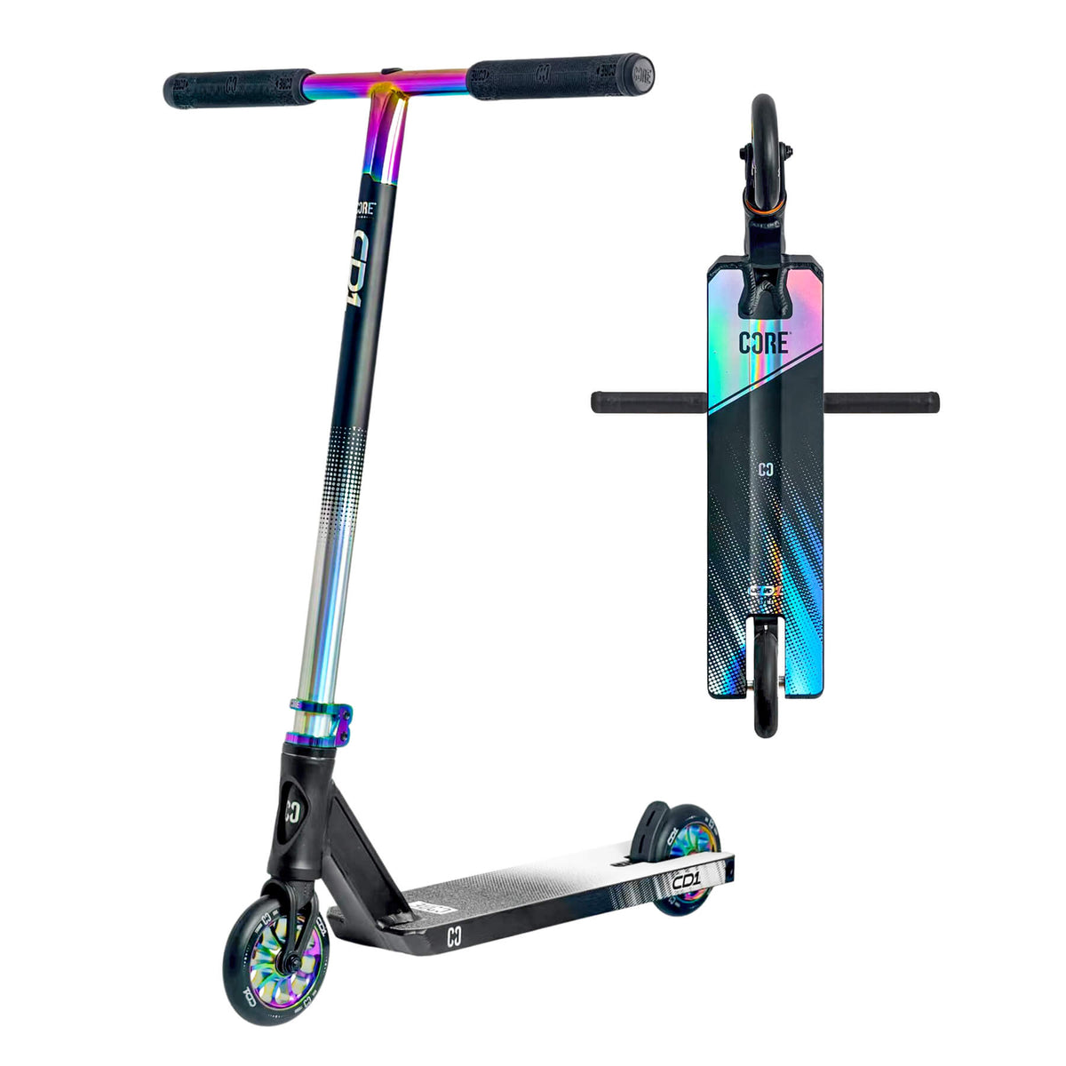 CORE CD1 Trottinette Freestyle Complète Neochrome