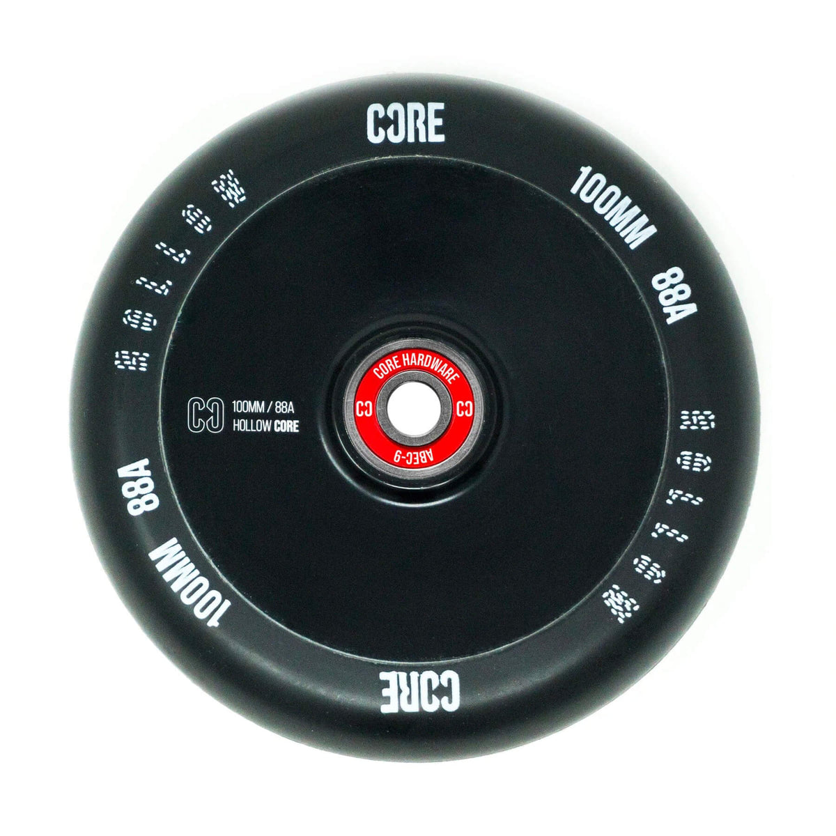 CORE Roue Hollowcore V2 Noir 100mm Trottinette Freestyle