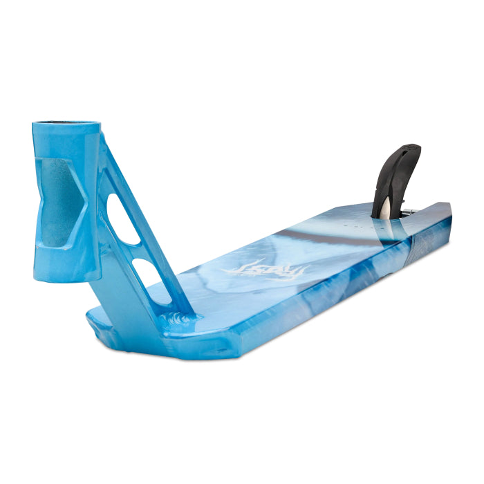 Fuzion Deck Hunter frost Signature bleu 495mm trottinette freestyle