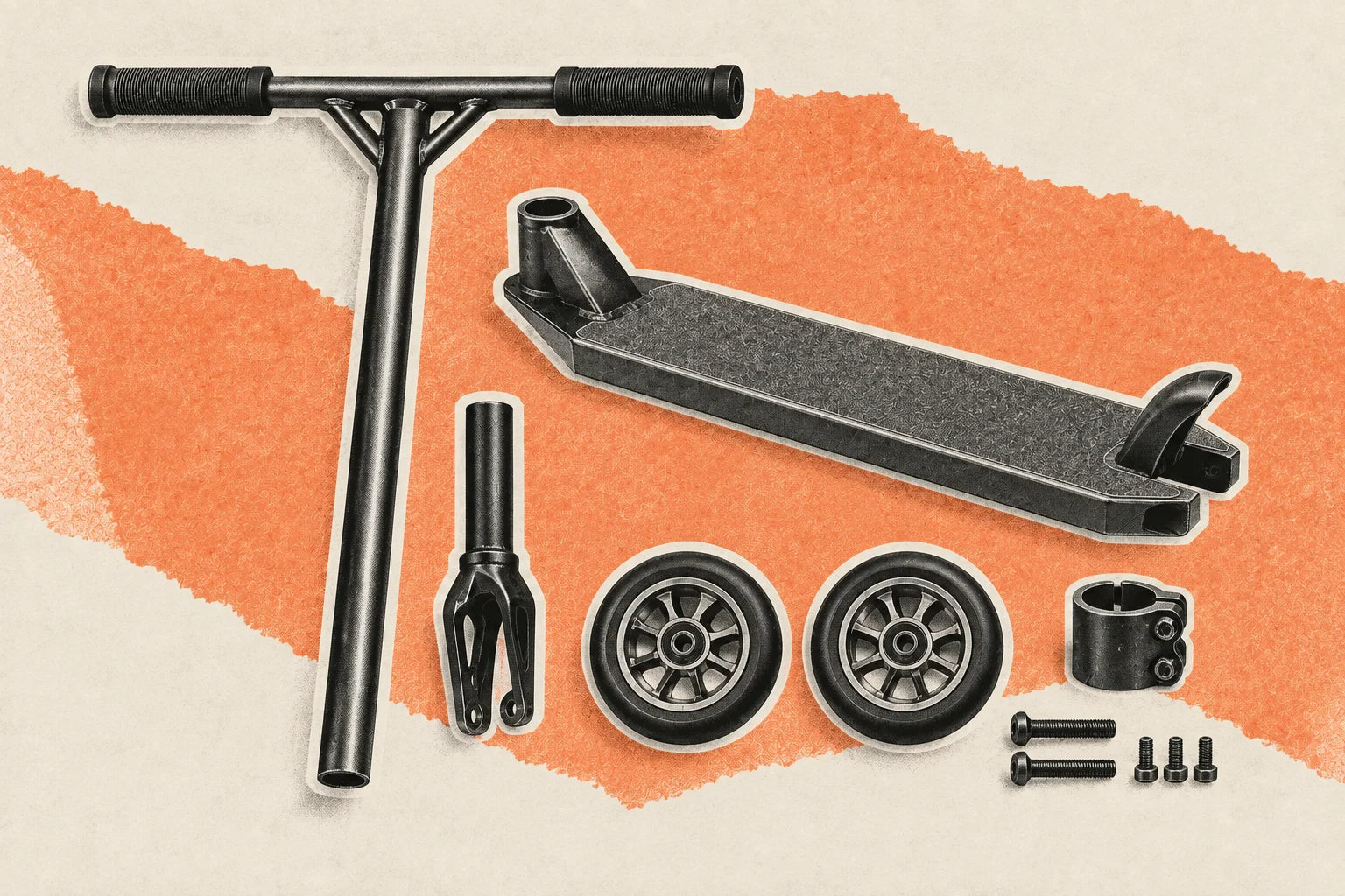 Comment composer une trottinette freestyle custom ?