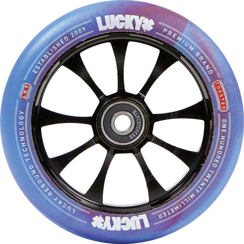 Lucky Wheel Toaster Freestyle Scooter Wheel Blue 120mm Freestyle Scooter