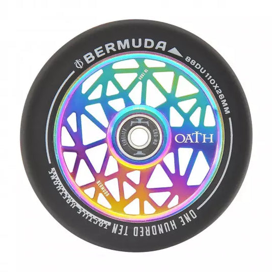 OATH roue Bermuda Neochrome trottinette freestyle x2