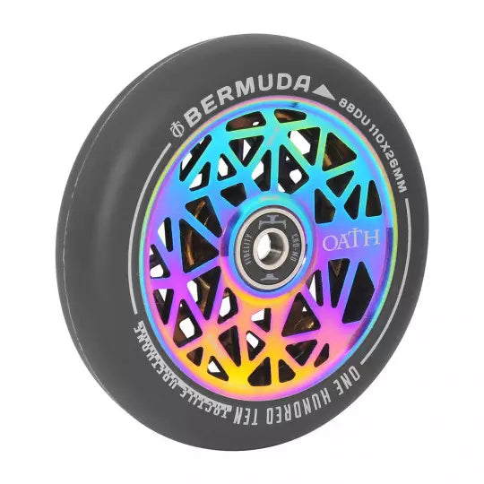 OATH roue Bermuda Neochrome trottinette freestyle x2