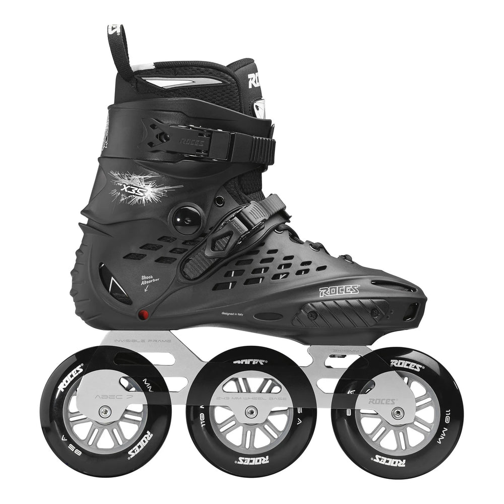 Roces X35 TIF 3x110 Rollers Noir et Argent — vue 1