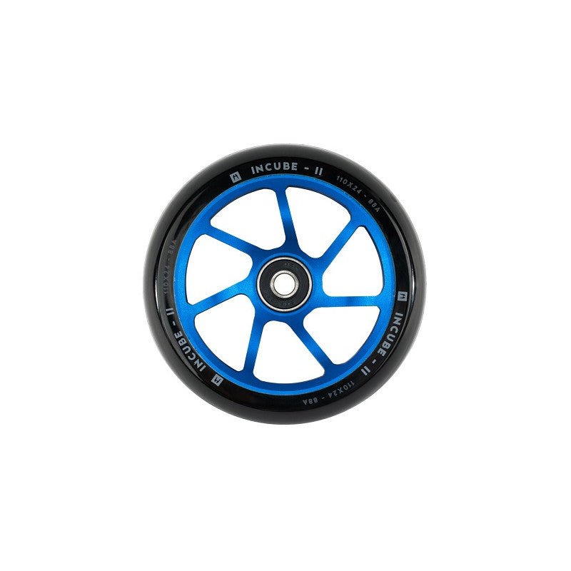 Roue Ethic DTC Incube V2 Bleu 100 / 110 / 115 mm – Trottinette freestyle VENDU À L'UNITÉ — vue 1