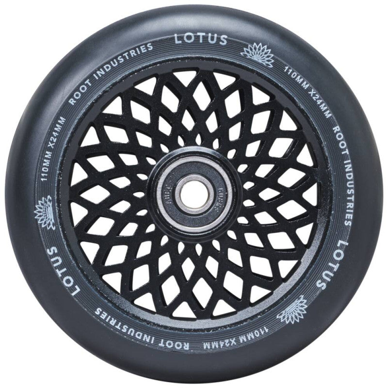 Roues Root Industries Lotus 110 mm Noir – Trottinette freestyle PACK DE 2 — vue 1