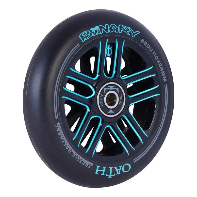 Binary Oath Blue freestyle scooter wheel