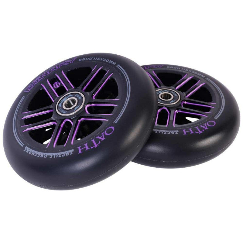 Oath Roue Binary Violet trottinette freestyle x2