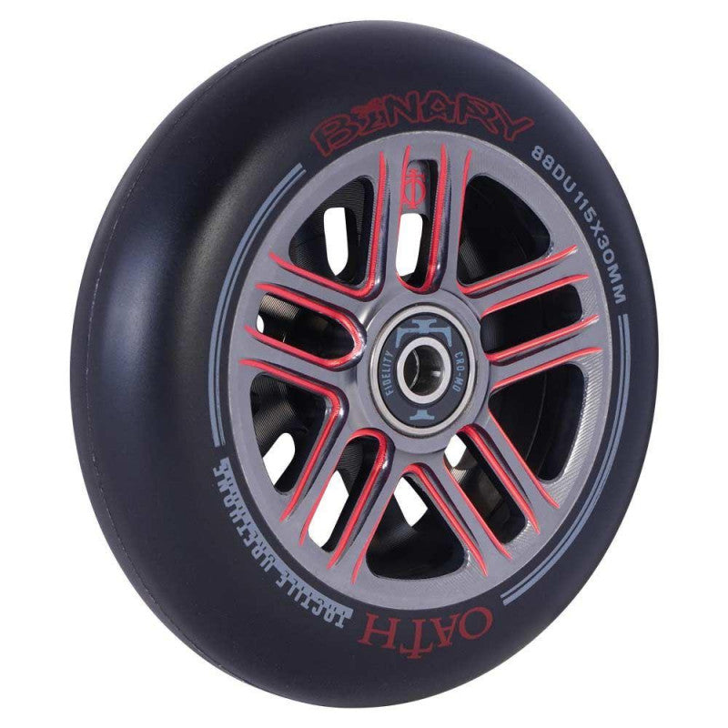 Binary Oath Red freestyle scooter wheel