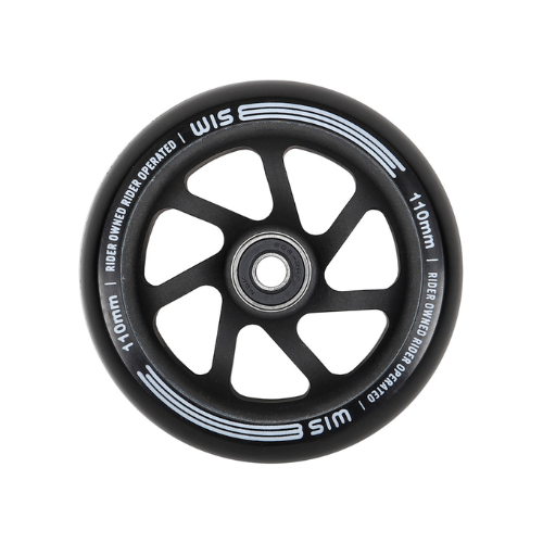 WISE roue Classic noire 110mm trottinette freestyle