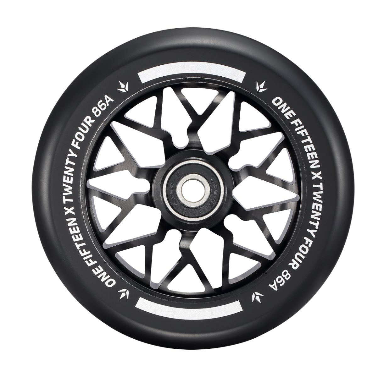 Roue Blunt Sector 115mm noire trottinette freestyle - La Cabane de la Glisse