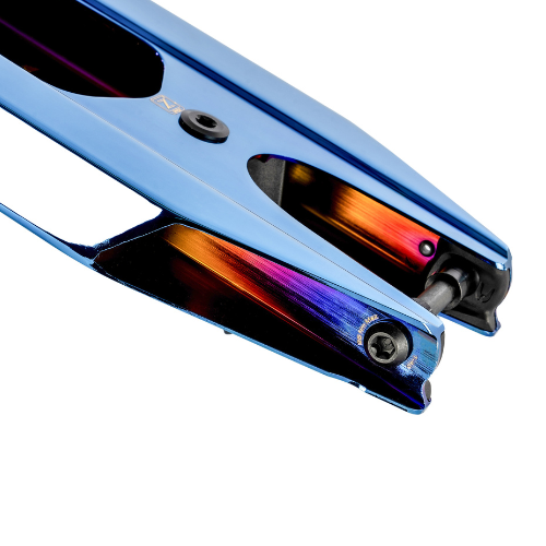 Deck Ethic DTC Pandémonium V2 Bleu Chrome – Trottinette freestyle — vue 4