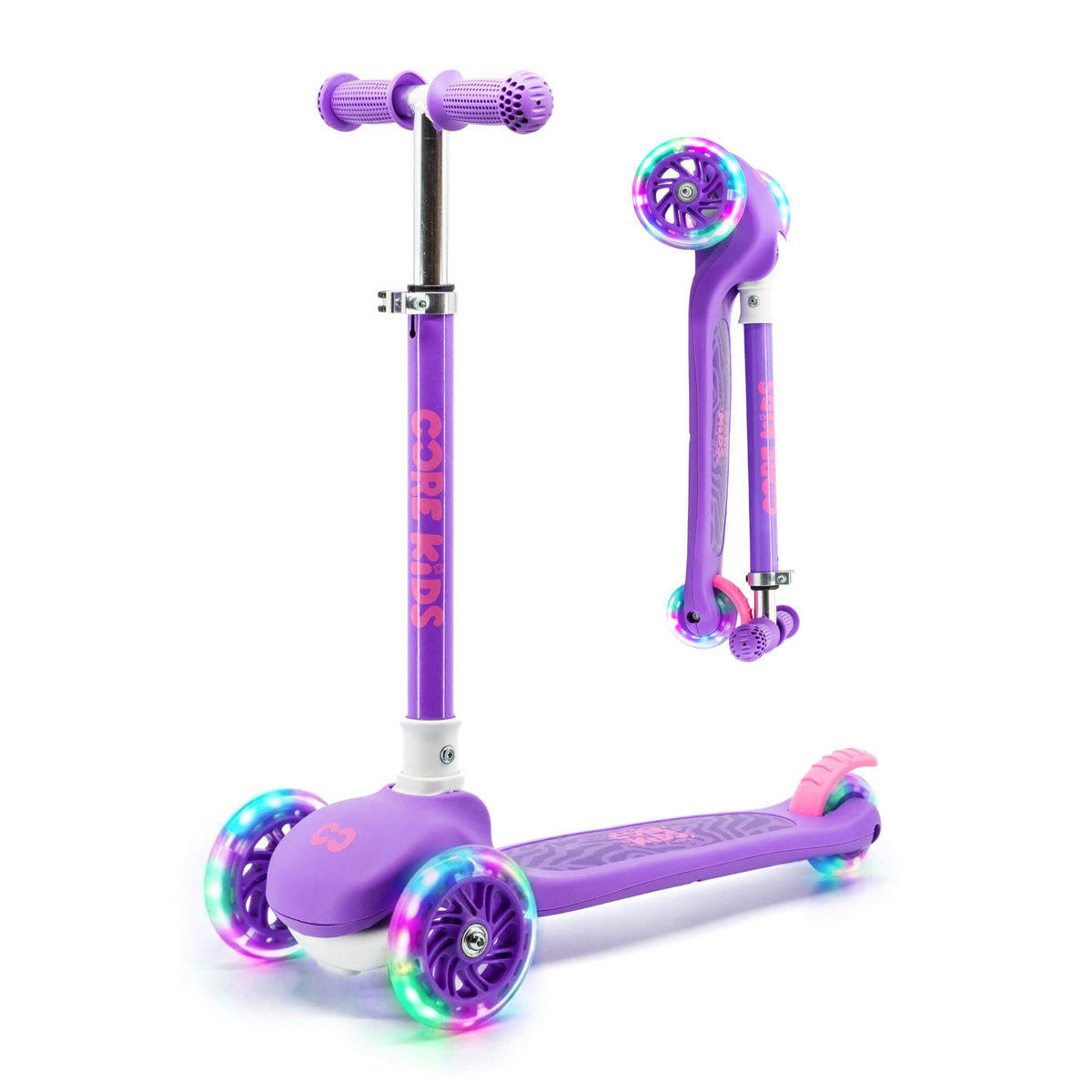 CORE Foldy 3 roues trottinette enfant violette