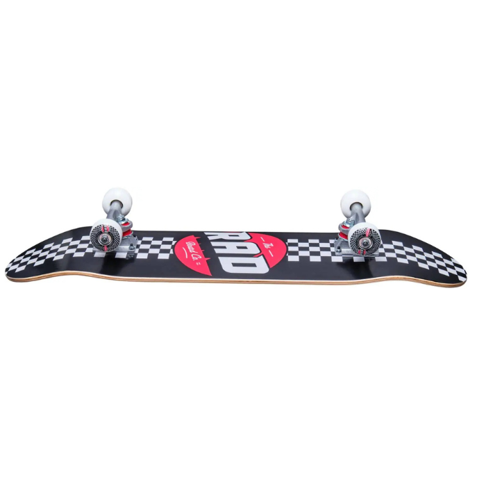 Rad Checker Stripe Skateboard Complet