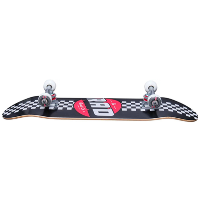 Rad Checker Stripe Skateboard Complet
