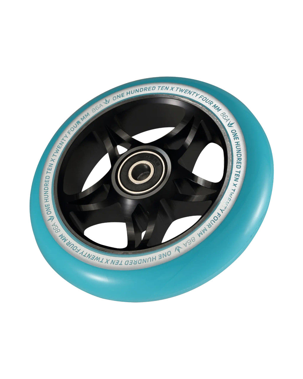 BLUNT Roue S3 110mm Noir Turquoise - La Cabane de la Glisse