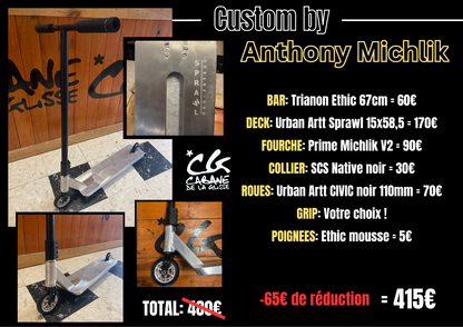 Trottinette freestyle street custom by Anthony Michlik