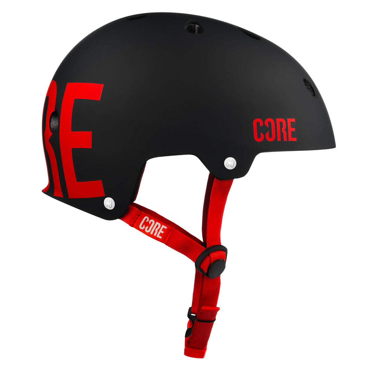 CORE Street Casque Noir et Rouge