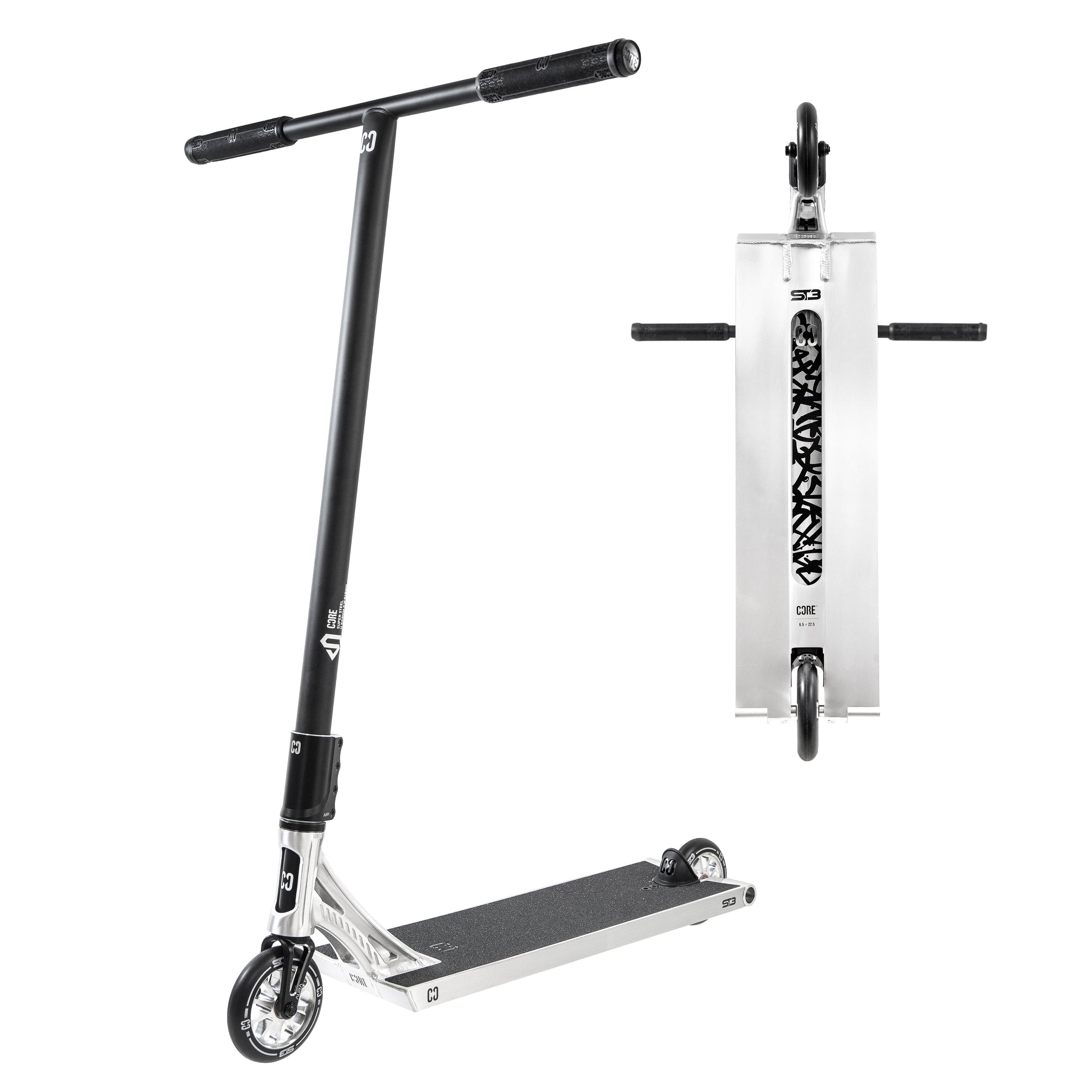 CORE ST3 trottinette freestyle complète polie