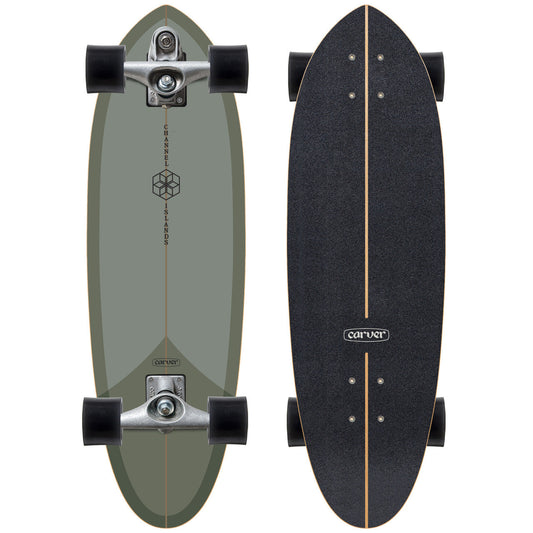 Carver Surfskate Channel Islands Mid Sage 32.5 pouces