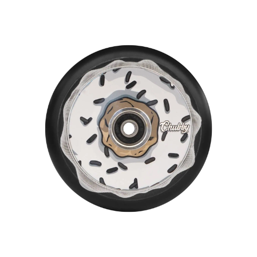 Chubby Roue Dohnut Melocore Blanc 110mm trottinette freestyle x2