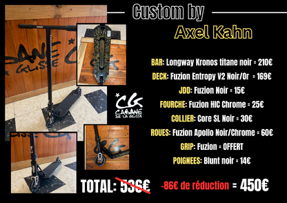 Trottinette freestyle custom by Axel KAHN